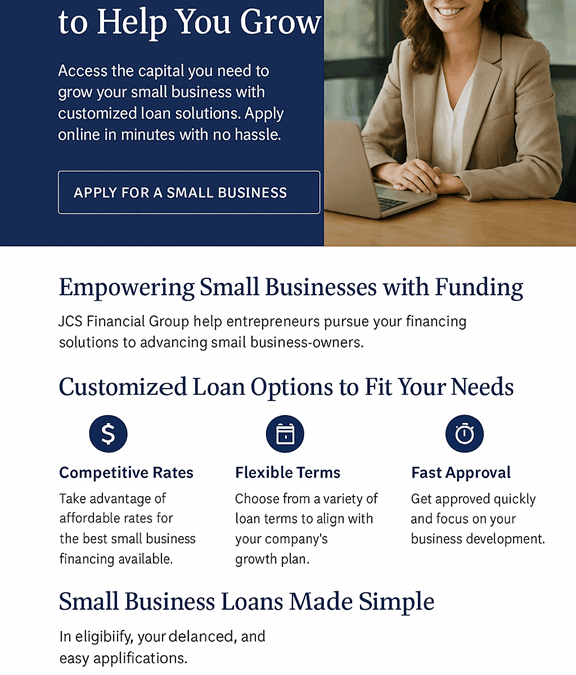 Flexible Small Business Loans That Actually Work for You