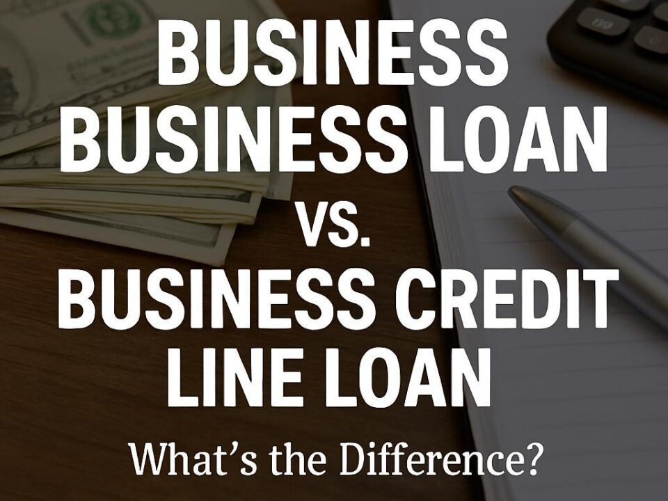 Business Business Loan vs. Business Credit Line Loan