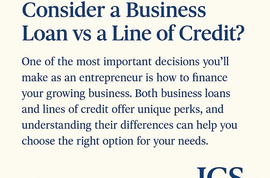 Business Loan or Credit Line? Here’s What Most Small Business Owners Get Wrong