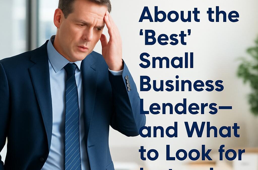 best small business lenders
